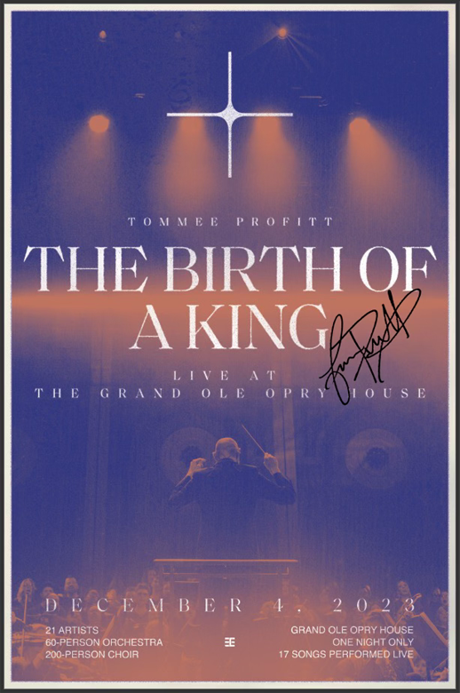 Autographed Event Poster - "The Birth Of A King"